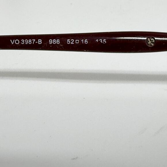 Vogue VO3987B 986 Eyeglasses Frames Womens Full Rim Brown 52-16-135 H18748 - Picture 5 of 8